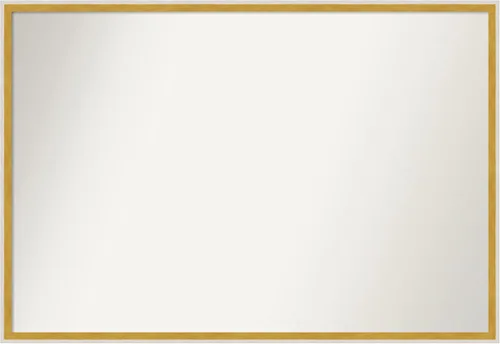 Vista 286 de Amanti Art Espejo de baño blanco para sobre el fregadero, 22 x 45 pulgadas, espejo de tocador rectangular blanco Lucie, marco de madera moderno
