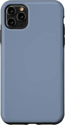 Vista 13 de Simple Chic - Carcasa para iPhone 17, color azul pizarra polvorienta