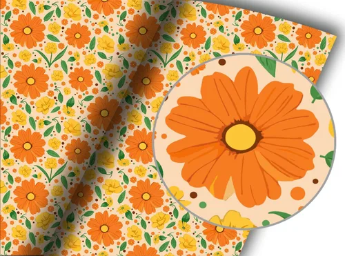 Vista 6 de Papel Tapiz Floral Vintage Despegar y Pegar Amarillo Flores Brillantes Autoadhesivo Removible Papel Tapiz Calcomanías de Pared para Hogar Dormitorio