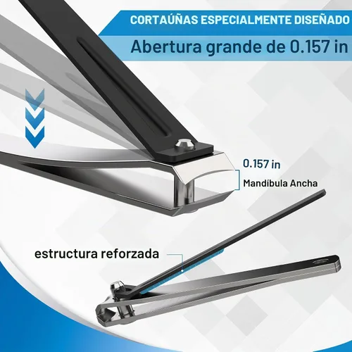 Vista 2 de Tijeras para cortar uñas de los pies de mango largo de 17 pulgadas