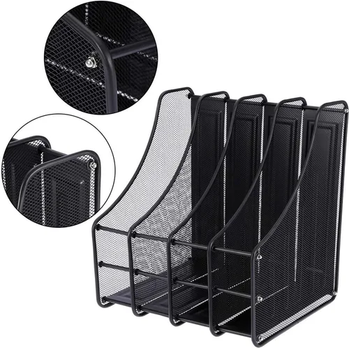 Vista 7 de Diyeeni 11.0 x 13.6 x 13.8 in / 11.0 x 13.6 x 13.8 pulgadas 4 secciones de gran capacidad con diseño vertical, soporte perfecto para mantener tus