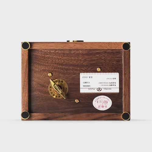 Vista 3 de SOFTALK Caja de música de madera RHYMES Caja musical coleccionable de alta gama, regalos para Navidad, cumpleaños, día de San Valentín