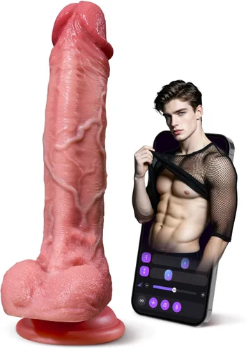 Vista 8 de 6.3'' Black Dildo Sex Toy, Soft Body-Safe Silicone Realistic Dildos Negro