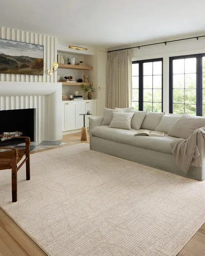 Vista 13 de Loloi Kamala Charcoal/Dove - Alfombra decorativa de 2'-3" x 3'-10