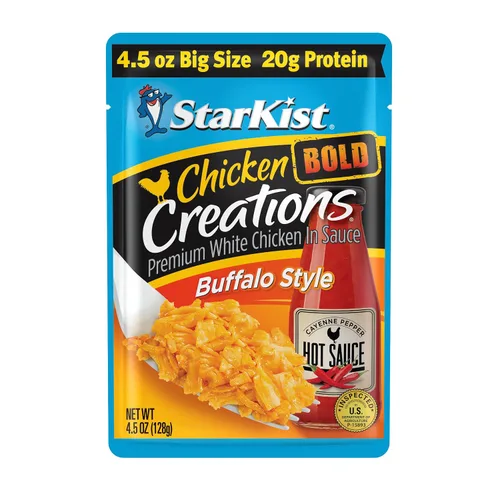 Vista 23 de StarKist Chicken Creations BOLD Buffalo Style, bolsa de 2.6 onzas, 1 paquete