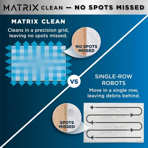 Vista 3 de Shark Matrix Plus Robot Aspiradora y Trapeadora 2 en 1 con Trapeado Sónico, Matrix Clean, Mapeo del Hogar, Base de Vaciado Automático HEPA sin