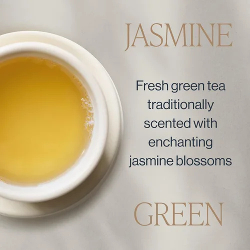 Vista 4 de Rishi Tea Bolsas de té verde jazmín orgánico, 15 unidades (paquete de 6)