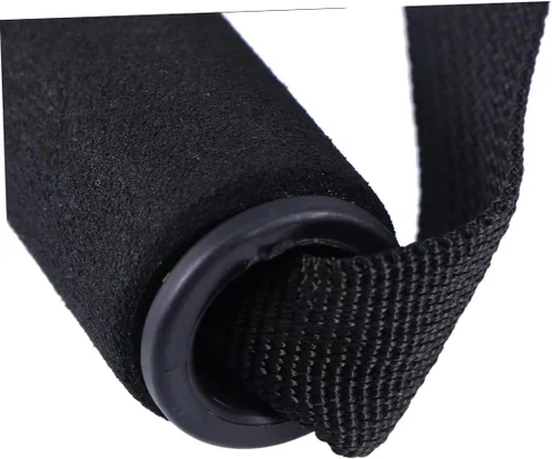 Vista 4 de Happyyami Par de accesorios deportivos de agarre de mano ajustable, asas de ejercicio, mango de cuerda, mango de banda de gimnasio, polea, banda