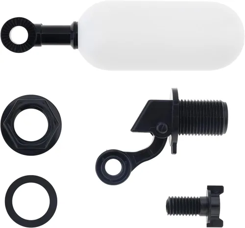 Vista 6 de Válvula de flotador, 2 unidades de 1/2 pulgada de control de nivel de agua de brazo ajustable válvula de agua de llenado automático para ganado