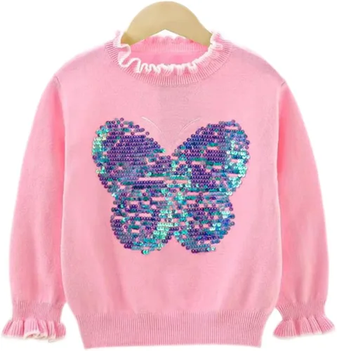 Vista 2 de Peacolate 18M-7T - Conjunto de ropa de pantalones para niñas grandes, 2 piezas, parte superior de algodón y jeans