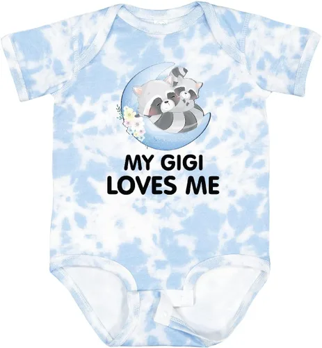 Vista 5 de inktastic Body de bebé Raccoon My Gigi Loves Me