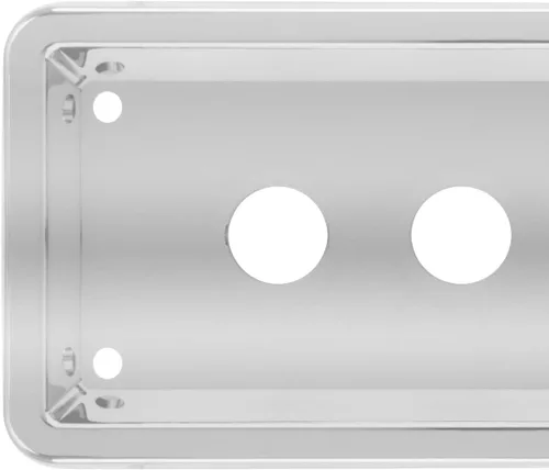 Vista 2 de GG Grand General 68389 Base de luz de puerta de cortesía de plástico cromado solo para Kenworth