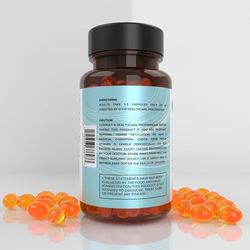 Vista 2 de Salud intestinal y cardíaca + apoyo inmunológico 1 mes de suministro 30 cápsulas de gel suave butirato puro de 350 mg y vitamina D3 2000 IU
