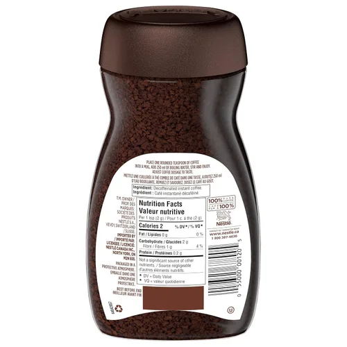 Vista 6 de NESCAFÉ RICH Café instantáneo descafeinado tostado oscuro 3.53 oz