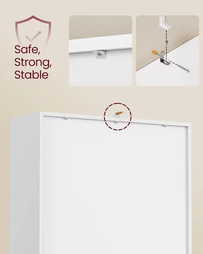 Vista 5 de VASAGLE Custos Collection - Estantería para libros tipo cubo con 4 compartimentos, 9.4 x 26 x 26 pulgadas, estantería de almacenamiento para sala