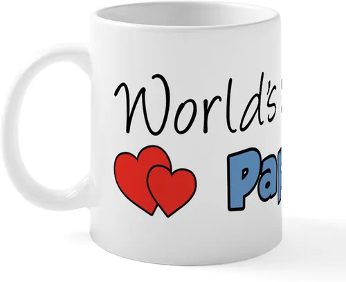 Vista 31 de CafePress Papou (Worlds Best) Taza de café de cerámica (11 oz (11.0 fl oz)