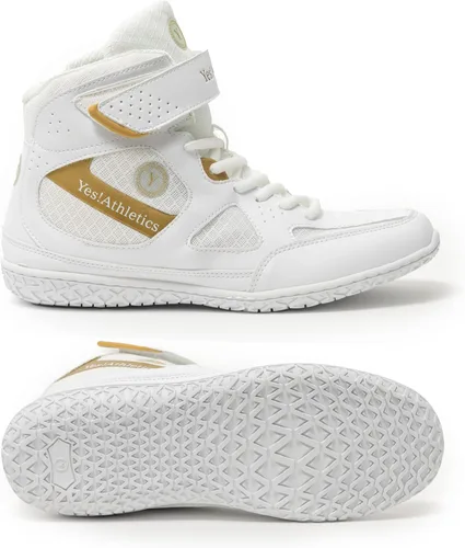 Vista 2 de Yes! Athletics Champion1 Wrestling Shoes for Women and Girls - Lightweight, Durable Athletic Shoes for Boxing, Weightlifting, MMA, Kickboxing
