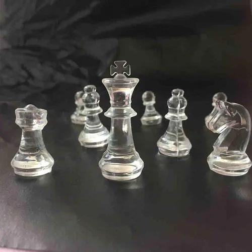 Vista 9 de MoldFun Molde de silicona para piezas de ajedrez 3D para chocolate, dulces, fondant, decoración de pasteles, jabón, vela, cera derretida, yeso