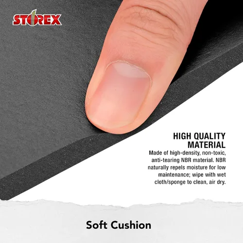 Vista 9 de Storex Taburete de inclinación activa: asiento ergonómico para espacio de oficina flexible y escritorios de pie, altura ajustable de 12 a 24 Negro