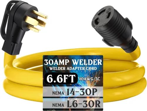 Vista 22 de Tellegloww - Cable adaptador para soldador de 30 amperios NEMA 10-30P a L6