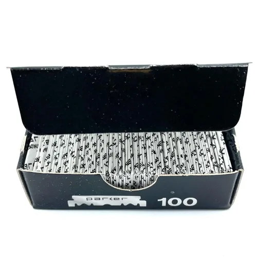 Vista 4 de Parker Premium Platinum 1/2 cuchillas, 200 unidades **, para maquinillas de afeitar profesionales de peluquero, afeitadoras de afeitar y maquinillas