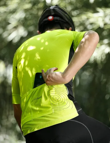 Vista 3 de INBIKE Ciclismo Jersey hombres transpirable bicicleta camisa de secado rápido reflexivo bicicleta ropa para ciclismo de carretera equitación