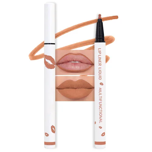Vista 25 de evpct Lápiz Marcador de Línea de Labios Líquido de Larga Duración, Resistente al Agua, Rojo Oscuro Mate, Marcador de Línea de Labios y Lápiz Labial