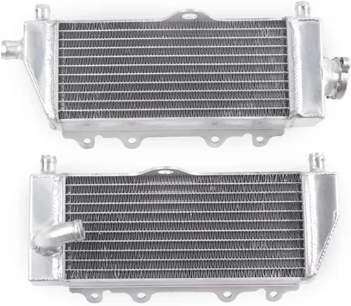 Vista 13 de Radiador de aluminio completo compatible con ATV Yama ha YFZ450 YFZ 450 2004 2005 2006 2007 2008