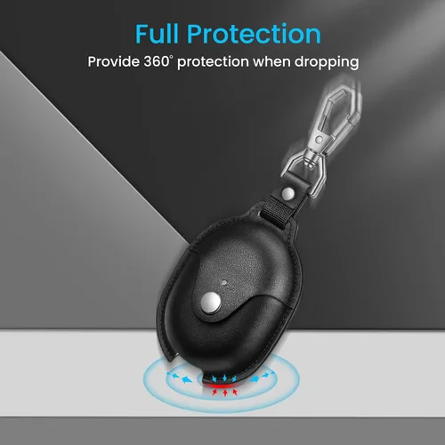 Vista 4 de Fintie Funda protectora para Google Pixel Buds Pro 2 (2024) / Google Pixel Buds Pro (2022), piel sintética de alta calidad, ajuste delgado, cierre