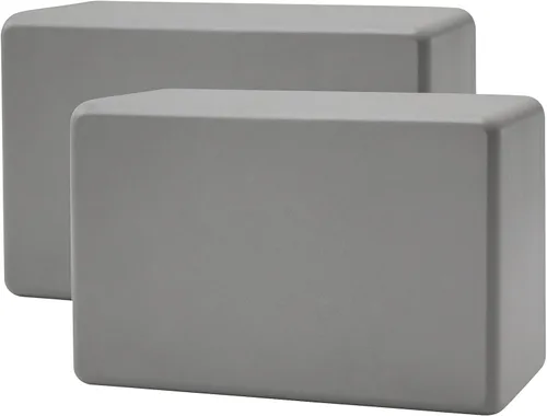 Vista 9 de Foam Block Supportive Latex-Free with Rounded Edges, Non-Slip Exercise Blocks for Pilates, Meditation, Balance, Stretching and Deep Poses