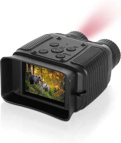 Vista 3 de Bell+Howell BHNV20 10x Monocular digital con visión nocturna IR y LCD de 2.4" Negro