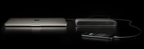 Vista 5 de Elgato Dock Thunderbolt 3 - Con cable Thunderbolt de 19.7 in, 40 Gb/s, soporte dual 4K, 2 Thunderbolt 3 (USB-C), 3 USB 3.0, entrada y salida