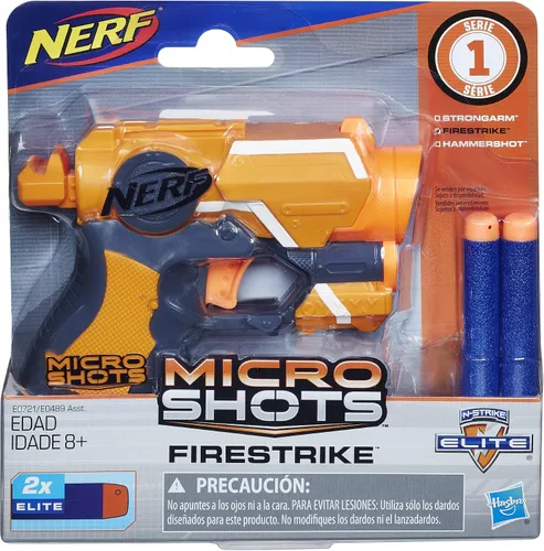 Vista 2 de Nerf Microshots Firestrike Blaster y Combates