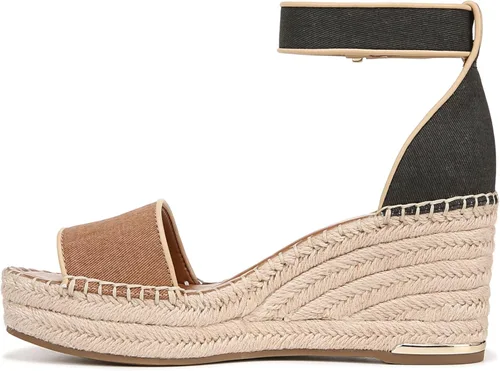 Vista 35 de Franco Sarto Sandalias de cuña Clemens Raffia para mujer Raffia Beige