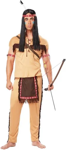 Vista 2 de California Costumes Native American Brave Adulto para hombre