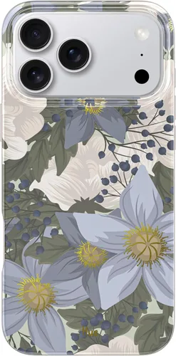 Vista 32 de LONLI Hue - para iPhone 15 Pro Max [Compatible con Magsafe] - Funda de teléfono floral dorada - [Amortiguador de 360°] - Funda de teléfono linda