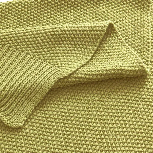 Vista 6 de PiccoCasa Manta de punto 100 % algodón, mantas decorativas ligeras y sólidas, manta de punto suave para sofá, verde mar oscuro, 50 x 60 pulgadas