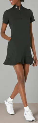 Vista 2 de adidas Vestido de golf con volantes y cremallera corta para mujer