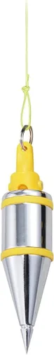 Vista 2 de Tajima Regulador de Plomada - 10 onzas (300g) Magnético Plumb-Rite con Cordón de Rebobinado Automático de 14.5 pies y Plomada de Estabilización