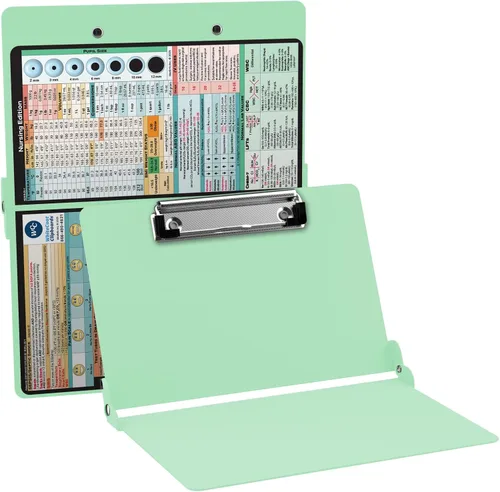 Vista 14 de WhiteCoat® Clipboard - Edición para Enfermería (Negro, Doble Pliegue)