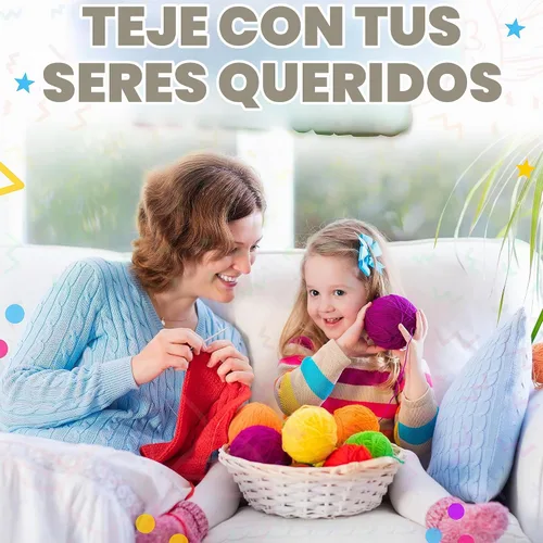 Vista 6 de TYH Supplies - Paquete de 40 madejas de hilo acrílico, de 20 m, de colores surtidos, perfectas para proyectos de mini punto y ganchillo