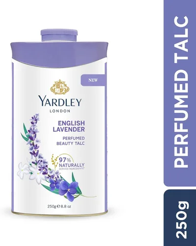 Vista 8 de Talco perfumado Yardley Lavanda inglesa 250 g (8.81 onzas) Paquete de 1