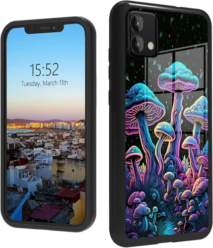 Vista 300 de Funda para Motorola Moto G Stylus 5G 2021 de vidrio templado, funda negra con diseño de mujer negra africana para mujeres y hombres, antiarañazos, a
