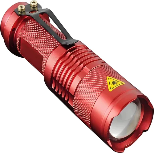 Vista 3 de Pocketman Paquete de 6, 7W 300LM SK-68 3 Modos Mini Linterna LED Antorcha Lámpara Táctica
