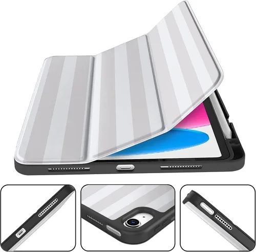 Vista 5 de Funda compatible con iPad (A16) de 11ª generación de 11 pulgadas 2025, 10ª generación 2022, funda compatible con iPad de 10.9 pulgadas, soporte