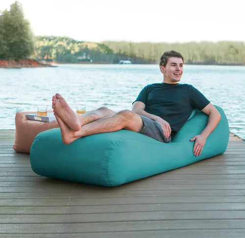 Vista 9 de Jaxx Arlo - Puf para exteriores, tumbona reclinable, para piscina, patio, Aruba