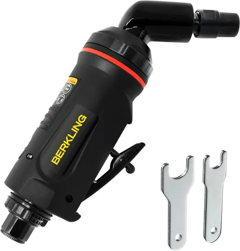 Vista 11 de BT 6321-7 - Amoladora neumática recta extra larga de 1/4 pulgadas - Amoladora neumática de grado profesional con control de velocidad variable