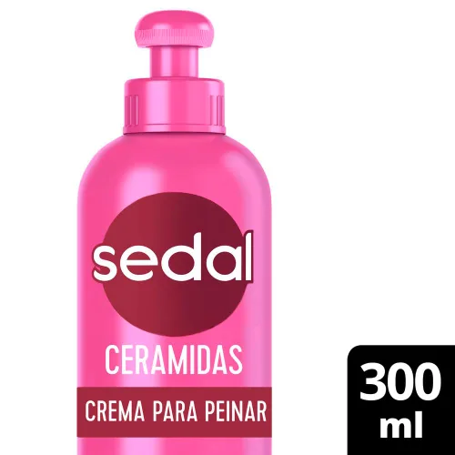 Vista 2 de Sedal S.O.S. Ceramides con Micro Ceramides Crema Peinado 10.1 fl oz