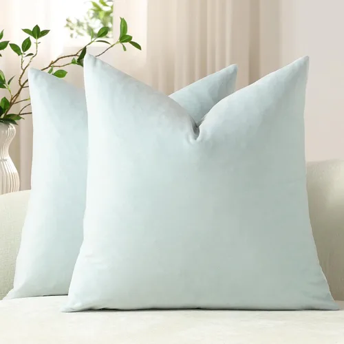 Vista 35 de Funda de almohada para cuerpo de Dezene, súper suave de terciopelo con cierre de cremallera oculto.