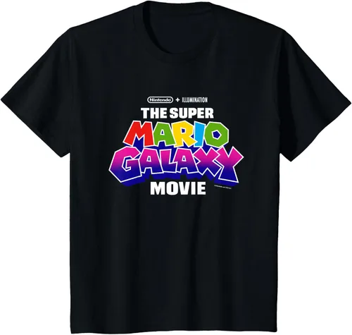 Vista 7 de Camiseta con el logotipo de la película Super Mario Galaxy